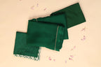 Emerald Green Half & Half Saree