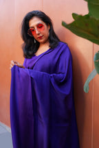 Purple Silk Saree