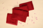 Burgundy Organza Saree