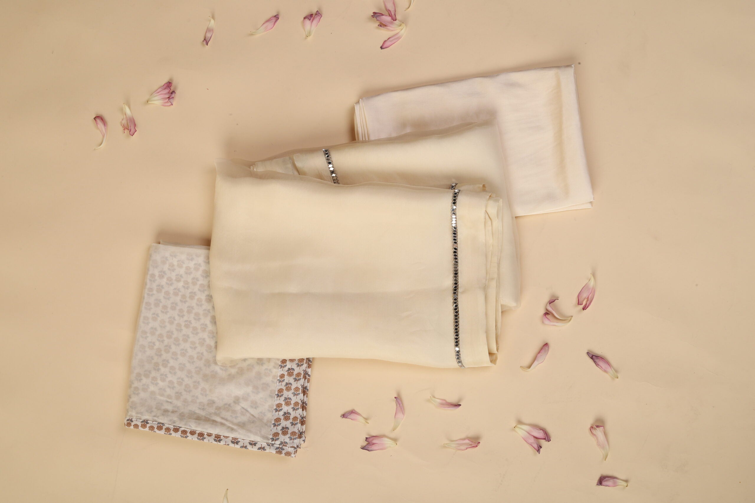 Ivory Half & Half Saree