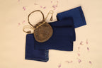 Navy Blue Chiffon Saree