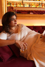 Ivory Half & Half Saree