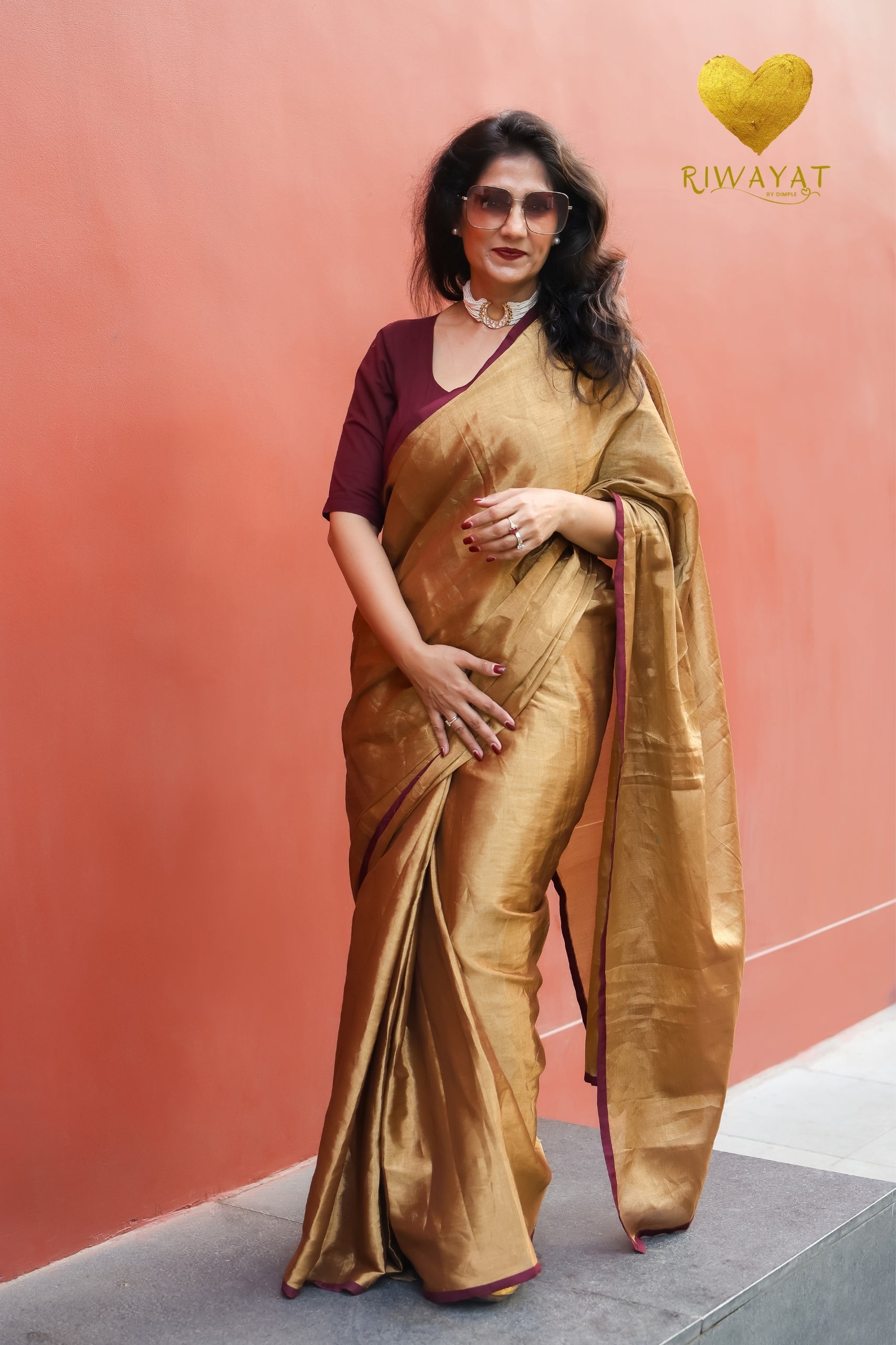 Gold Woven Saree